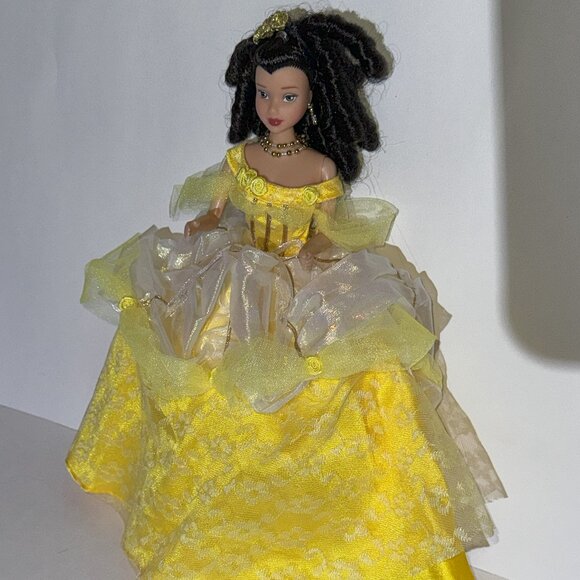 1998 Disney Broadway Belle 12" Beauty and the Beast Collector Barbie Doll - Picture 2 of 3